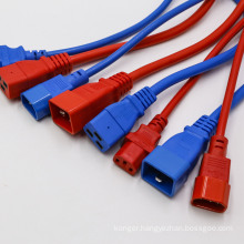 Custom IEC C13 Plug to C14 Plug Power Cord Cable 3X0.75 VDE